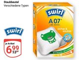 Staubbeutel im Angebot bei GLOBUS in Bad Kreuznach Staubbeutel Angebote von Swirl bei GLOBUS Bad Kreuznach für 6,99 €