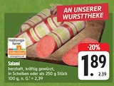 E center Lichtenfels - Salami Angebot im Prospekt Salami bei E center im Lichtenfels Prospekt für 1,89 €