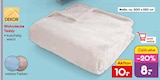 Wohndecke Teddy im Angebot bei Netto Marken-Discount in Bruchsal Wohndecke Teddy Angebote von DEKOR bei Netto Marken-Discount Bruchsal für 8,00 €