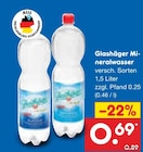 Mineralwasser im Angebot bei Netto Marken-Discount in Wismar Mineralwasser Angebote von Glashäger bei Netto Marken-Discount Wismar für 0,69 €