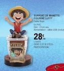 Support de Manette Figurine Luffy - CABLE GUYS en promo chez E.Leclerc Poitiers à 28,90 €