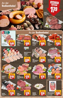 Mettwurst im REWE Prospekt "Dein Markt" mit 34 Seiten (Kiel)