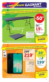 Promos Téléphone Portable dans le catalogue "L'ANNIVERSAIRE GAGNANT DES MAGASINS U" de Hyper U Téléphone Portable en promo dans le catalogue Hyper U à la page 11