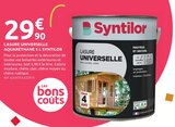 Lasure Universelle Aquaréthane - Syntilor en promo chez Mr.Bricolage Lasure Universelle Aquaréthane - Syntilor dans le catalogue Mr.Bricolage