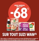 Promo -68% REMISE IMMÉDIATE SUR LE 2ÈME SUR TOUT SUZI WAN à  dans le catalogue Intermarché à Fénay