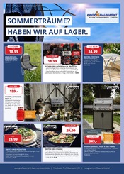 Profi-Baumarkt Eifel Baumärkte Prospekt der aktuellen Woche mit 4 Seiten, gültig von 04.07.2026 bis 18.07.2026, in Blankenheim und Umgebung Aktueller Profi-Baumarkt Eifel Baumärkte Prospekt in Blankenheim und Umgebung, "SOMMERTRÄUME? HABEN WIR AUF LAGER." mit 4 Seiten, 04.07.2026 - 18.07.2026