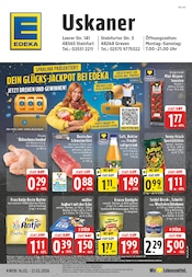Aktueller EDEKA Supermarkt Prospekt in Laer und Umgebung, "Aktuelle Angebote" mit 26 Seiten, 16.02.2026 - 21.02.2026