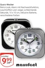 Aktuelles Quarz-Wecker Angebot bei GLOBUS in Wiesbaden ab 9,99 €