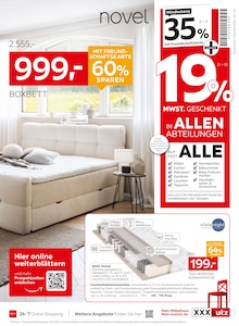 Matratze im XXXLutz Möbelhäuser Prospekt "NR.1 BEIM PREIS" mit 46 Seiten (Duisburg)