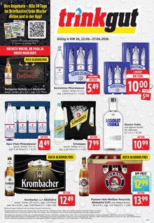 Aktueller Trinkgut Prospekt (Allmersbach (Tal), 8 Seiten zum blättern Trinkgut Prospekt Aktuelle Angebote mit 8 Seiten