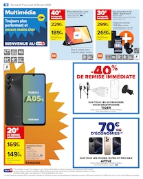 Offre Accessoires téléphone portable dans le catalogue Carrefour du moment à la page 80