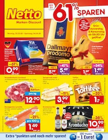 Bier im Netto Marken-Discount Prospekt "Aktuelle Angebote" mit 62 Seiten (Rheine)