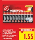 Power Cell Alkaline-Batterien von Gut&Günstig im aktuellen E center Prospekt
