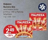 Pizza im V-Markt Prospekt Numero Uno von Italpizza im aktuellen V-Markt Prospekt für 2,49 €