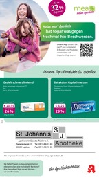 mea - meine apotheke Prospekt für Hannover: "Unsere Oktober-Angebote", 4 Seiten, 01.10.2025 - 31.10.2025