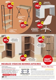 Offre Chaise Bureau dans le catalogue Maxi Bazar du moment à la page 10