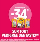 Promo -34% de remise immédiate sur tout Pedigree Dentastix à  dans le catalogue Intermarché à Quissac