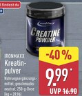 Kreatinpulver von IronMaxx im aktuellen ALDI Nord Prospekt für 9,99 €