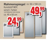 Rahmenspiegel Angebote bei Die Möbelfundgrube Trier für 24,99 €