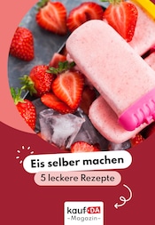Aktueller Rezepte Prospekt mit Erdbeeren, "Eis", Seite 1