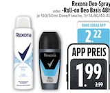 Deo-Spray im EDEKA Prospekt Deo-Spray von Rexona im aktuellen EDEKA Prospekt für 1,99 €