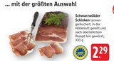 Schwarzwälder Schinken im Angebot bei E center in Filderstadt Schwarzwälder Schinken Angebote bei E center Filderstadt für 2,29 €