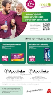 Aktueller mea - meine apotheke Prospekt (Worms, 4 Seiten zum blättern mea - meine apotheke Prospekt Unsere April-Angebote mit 4 Seiten