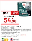 Peinture fer climats EXTRÊMES V33 2 L - V33 - Leroy Merlin à Meaux Peinture fer climats EXTRÊMES V33 2 L - V33 en promo chez Leroy Merlin Meaux à 54,90 €