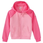 Mädchen Sweatjacke mit Kapuze bei Ernstings family im Miesbach Prospekt für 19,99 €