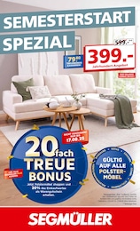 Segmüller Prospekt „SEMESTERSTART SPEZIAL“ für Bernbeuren und Umgebung mit 24 Seiten Segmüller Prospekt für Bernbeuren und Umgebung: „SEMESTERSTART SPEZIAL“, 24 Seiten, 28.07.2025 - 02.11.2025