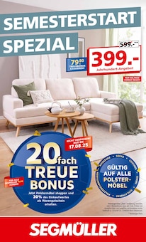 Segmüller Prospekt "SEMESTERSTART SPEZIAL" mit  Seiten (Friedberg)