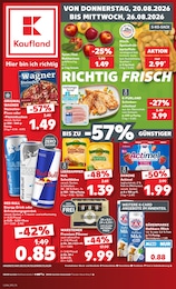 Kaufland Prospekt "Hier bin ich richtig", 60 Seiten, 20.08.2026 - 20.08.2026 Aktueller Kaufland Prospekt, "Hier bin ich richtig", mit Angeboten der Woche, gültig von 20.08.2026 bis 20.08.2026