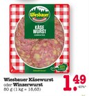 Käsewurst im Angebot bei E center in Rastatt Käsewurst Angebote von Wiesbauer bei E center Rastatt für 1,49 €