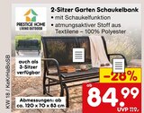 2-Sitzer Garten Schaukelbank Angebote von Prestige Home bei Netto Marken-Discount Ulm für 84,99 €
