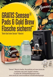 Senseo Prospekt für Berlin der aktuellen Woche, gültig von 01.04.2026 bis 31.05.2026 Aktueller Senseo Berlin Prospekt "Gratis Senseo Pads & Cold Brew Flasche sichern!*" mit 1 Seite