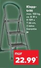 Kaufland - Klapptritt Angebot im Prospekt Klapptritt bei Kaufland im Prospekt "" für 22,99 €