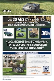 Catalogue Husqvarna à Lux cette semaine, valable du 15/02/2025 au 30/06/2025 Prospectus Husqvarna à Lux, "OFFRES EXCLUSIVES ET NOUVEAUTÉS PRINTEMPS 2025", 24 pages de promos valables du 15/02/2025 au 30/06/2025