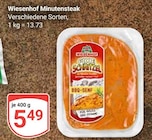 Aktuelle Schweinefleisch Angebote bei GLOBUS in Jena Aktuelles Minutensteak Angebot bei GLOBUS in Jena ab 5,49 €
