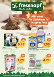 Katzenfutter Angebot im aktuellen Fressnapf Prospekt auf Seite 1