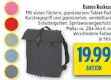 Aktuelles Damen Rucksack Angebot bei diska in Dresden ab 19,99 €