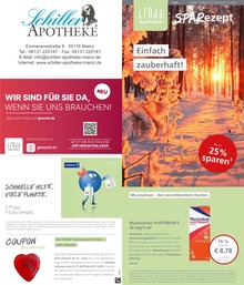 LINDA Premiumapotheke Prospekt für Mainz: "Aktuelle Angebote", 3 Seiten, 01.11.2025 - 31.12.2025