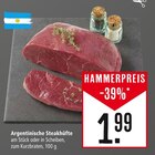 Argentinische Steakhüfte bei Marktkauf im Schwäbisch Gmünd Prospekt für 1,99 €