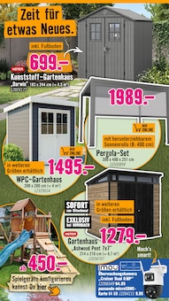 Gartenhaus im Hornbach Prospekt "Ran ans PROJEKT. Es ist schon Pflanzzeit." mit 36 Seiten (Frankfurt (Main))