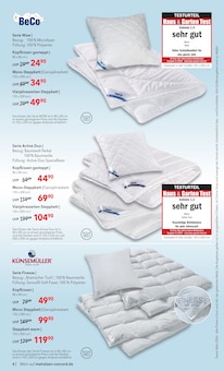 Bettdecke im Matratzen Concord Prospekt "AUS LIEBE ZU GUTEM SCHLAF" mit 10 Seiten (Hannover)