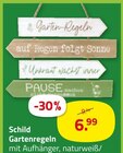 Aktuelles Schild Gartenregeln Angebot bei ROLLER in Ludwigshafen (Rhein) ab 6,99 €