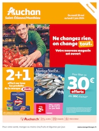 Prospectus Auchan Hypermarché à Génilac, "Ne changez rien, on change tout.", 28 pages, 28/05/2024 - 03/06/2024