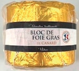 Bloc de Foie Gras de Canard Nature - TERROIR - Intermarché Super à La Rochelle Bloc de Foie Gras de Canard Nature - TERROIR en promo chez Intermarché Super La Rochelle à 9,99 €