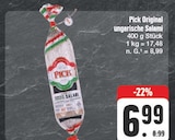 EDEKA Uhlstädt-Kirchhasel - Original ungarische Salami Angebot im Prospekt Original ungarische Salami bei EDEKA im Uhlstädt-Kirchhasel Prospekt für 6,99 €