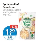 Sauerkraut Angebote von Spreewaldhof bei V-Markt Augsburg für 1,29 €