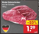 Rinder-Schmorbraten bei Netto Marken-Discount im Zwiesel Prospekt für 1,29 €